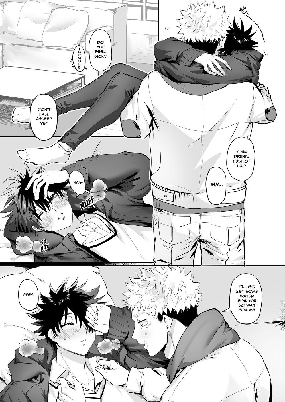Ball Licking ななしまいい太 - Grown up and living together - Jujutsu kaisen Sucking Cock - Picture 1