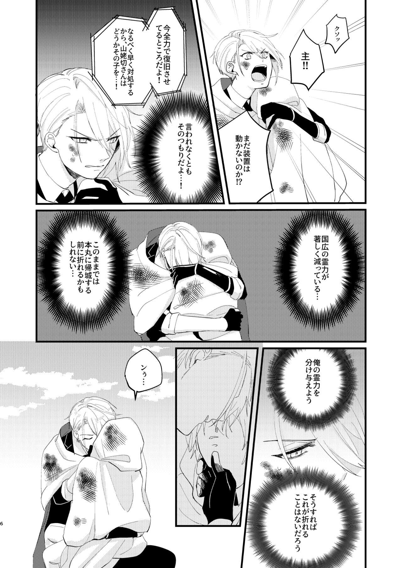 Hard Fuck [Sekinoyama (Sakan/shig)] Shotanba-chan o Tantoushita Honka-san (Touken Ranbu) [Digital] - Touken ranbu Boyfriend - Page 5