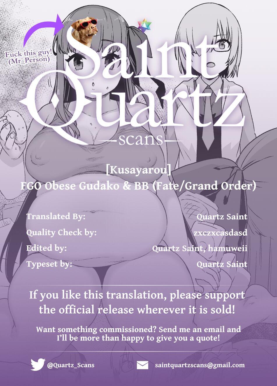 Tributo FGO Obese Gudako & BB - Fate grand order Fetiche - Page 3