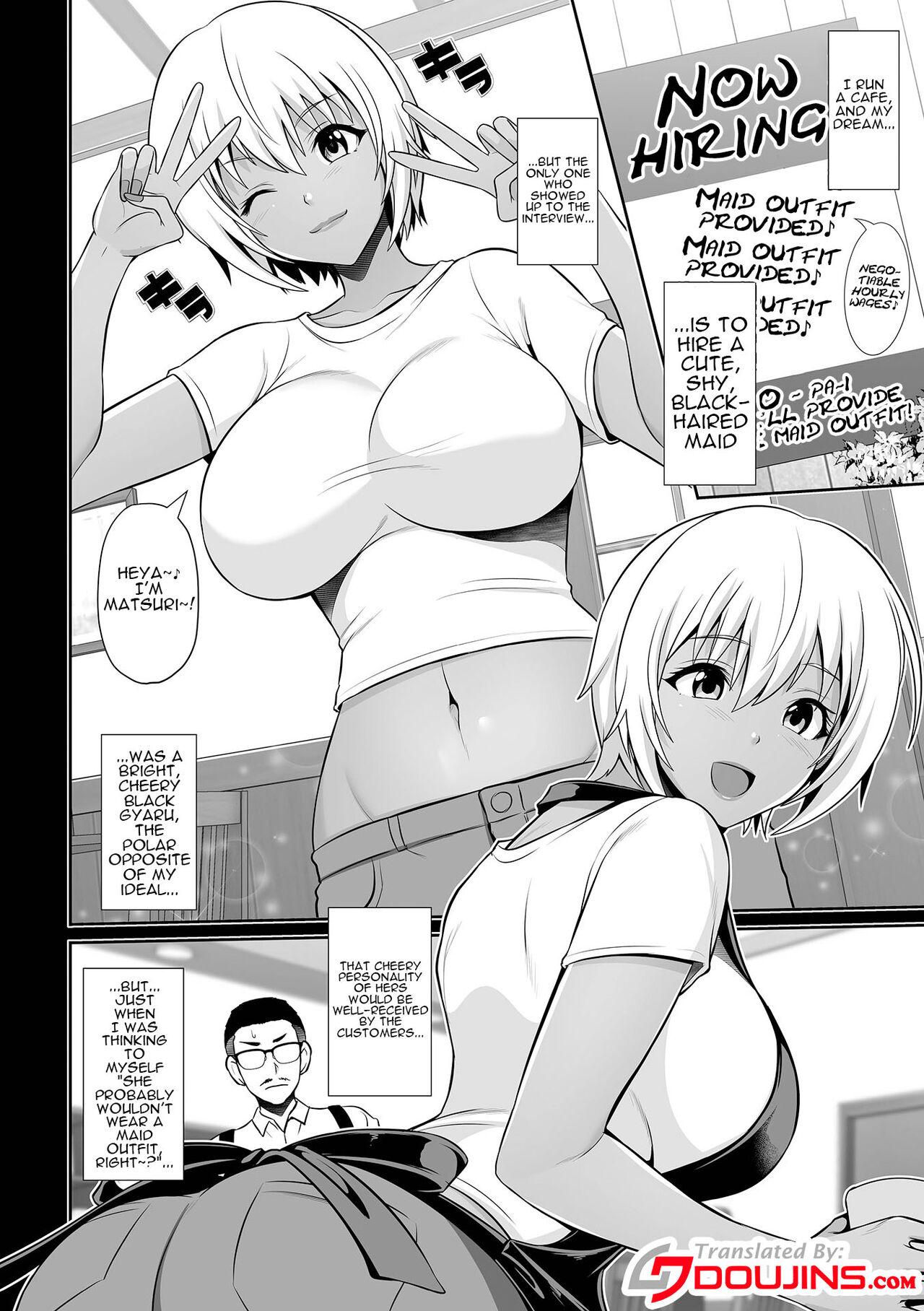 Hot Blow Jobs Kuro Gyaru Maid ga Gohoshi Shichau zo ♪ | I'm Going To Fuck a Dark Skinned Gal Maid Fitness - Picture 2
