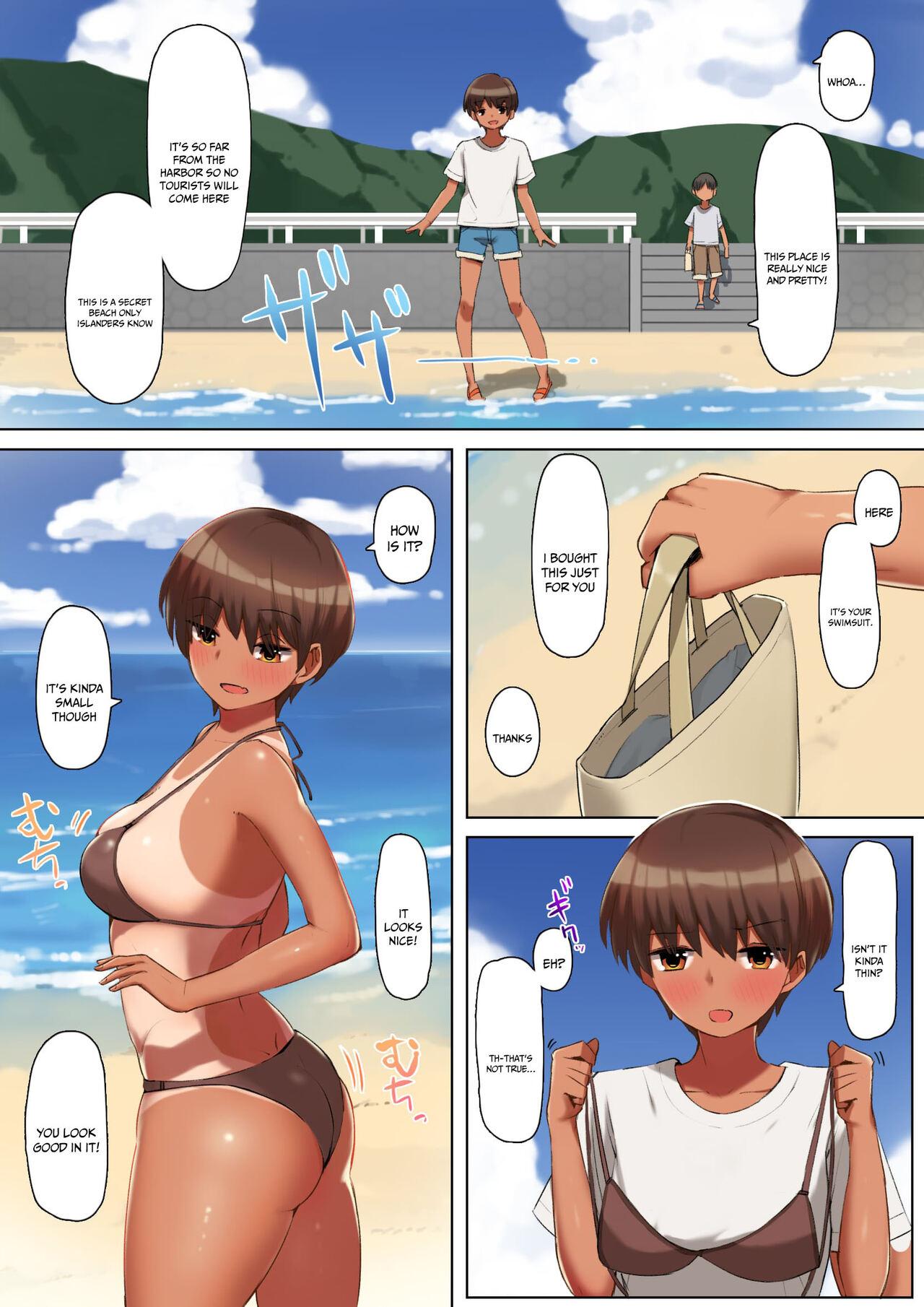 Making Love Porn Tokeru Mizugi o Watashitara Chinko no Toriko ni Natta Ken | The Case of My Swimsuit Breaking And Becoming a Slave To His Cock - Original Nalgas - Page 3
