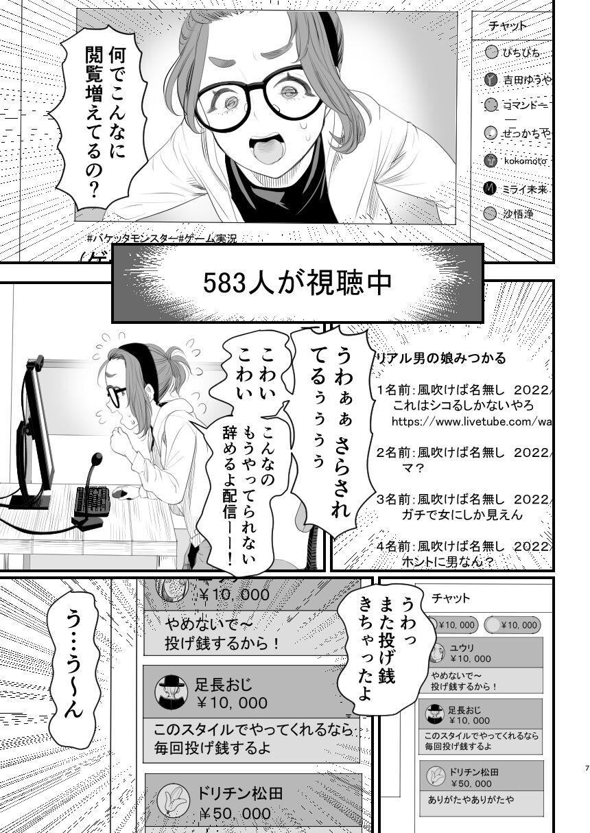 Big Ass Otokonoko Haishinsha Nagesen ni Noserarete Hamerarechaimashia - Original Asslicking - Page 7