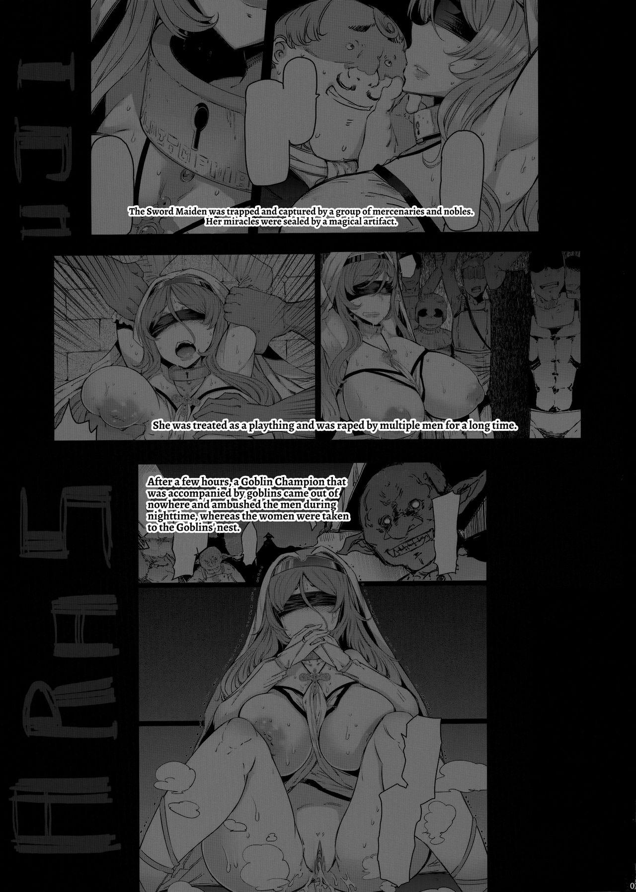  Sanku no Otome Kouhen - Goblin slayer Girlongirl - Page 2
