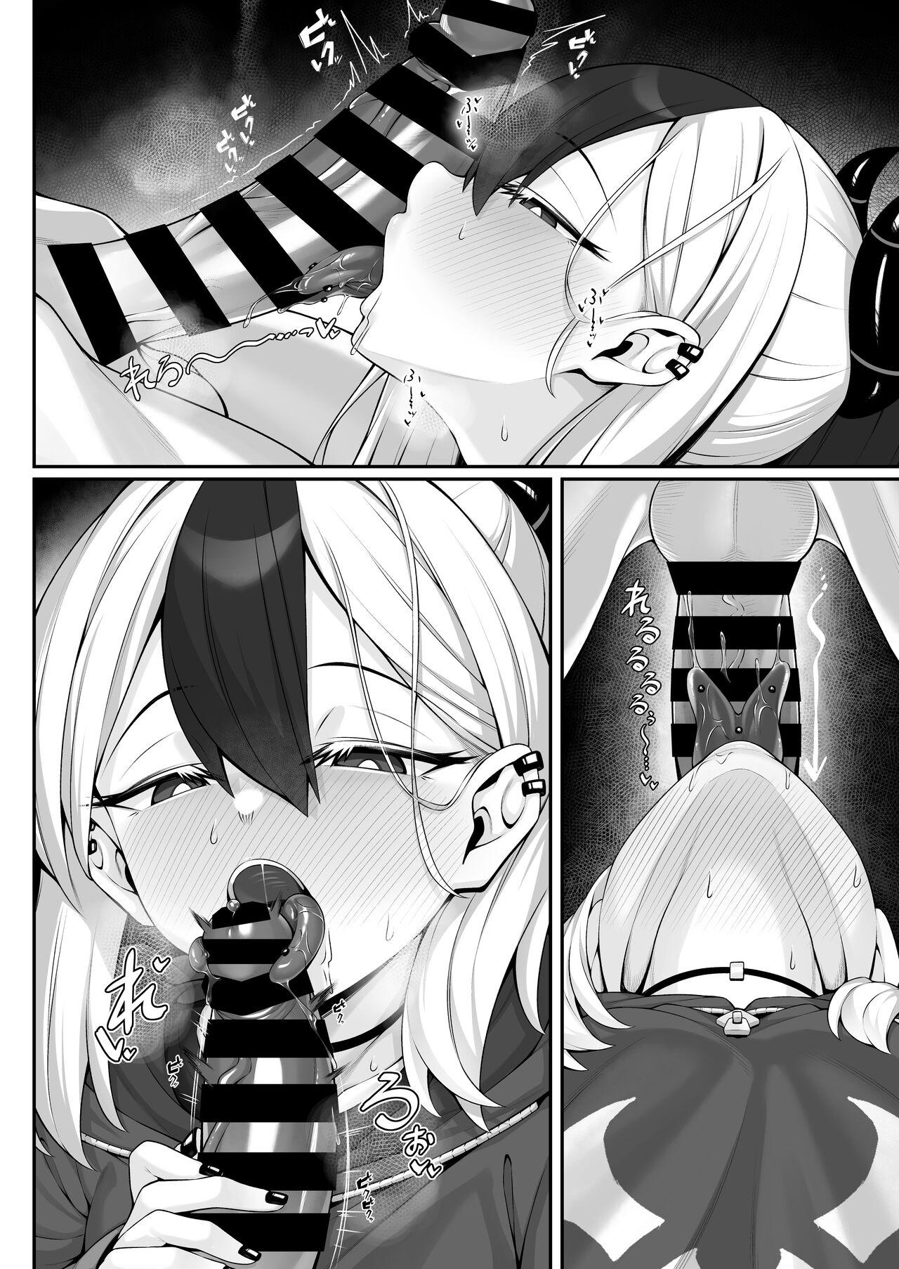 Pov Sex Sputum Shita-pi Kayoko ni Fella de Nuite Morau dake no Tanpen Manga - Blue archive Butts - Page 10