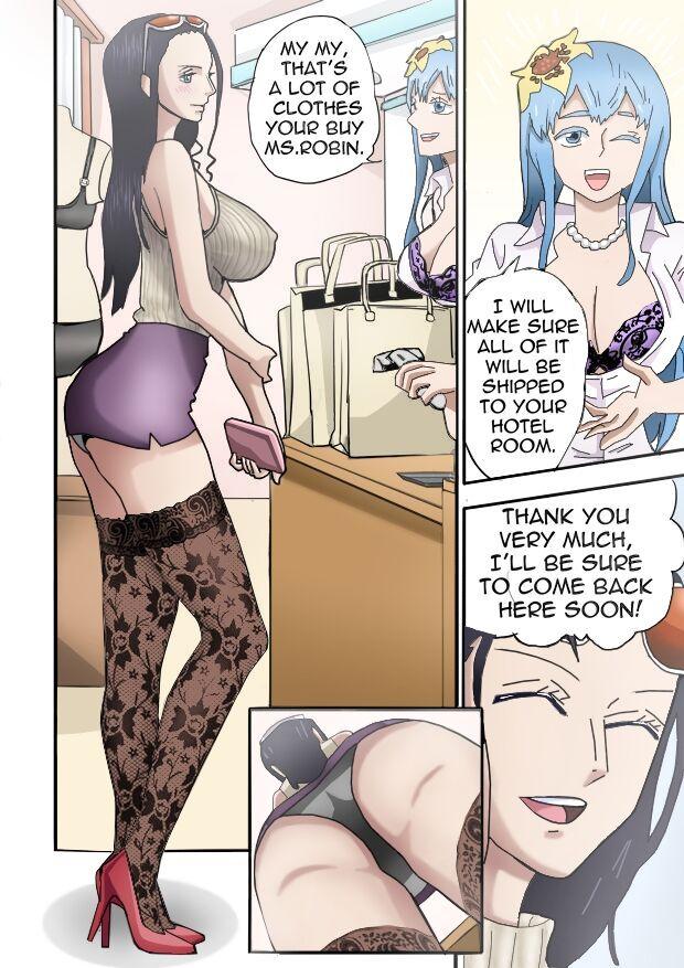 Real Orgasm Nico Robin Body Swap Experience - One piece Gros Seins - Page 7