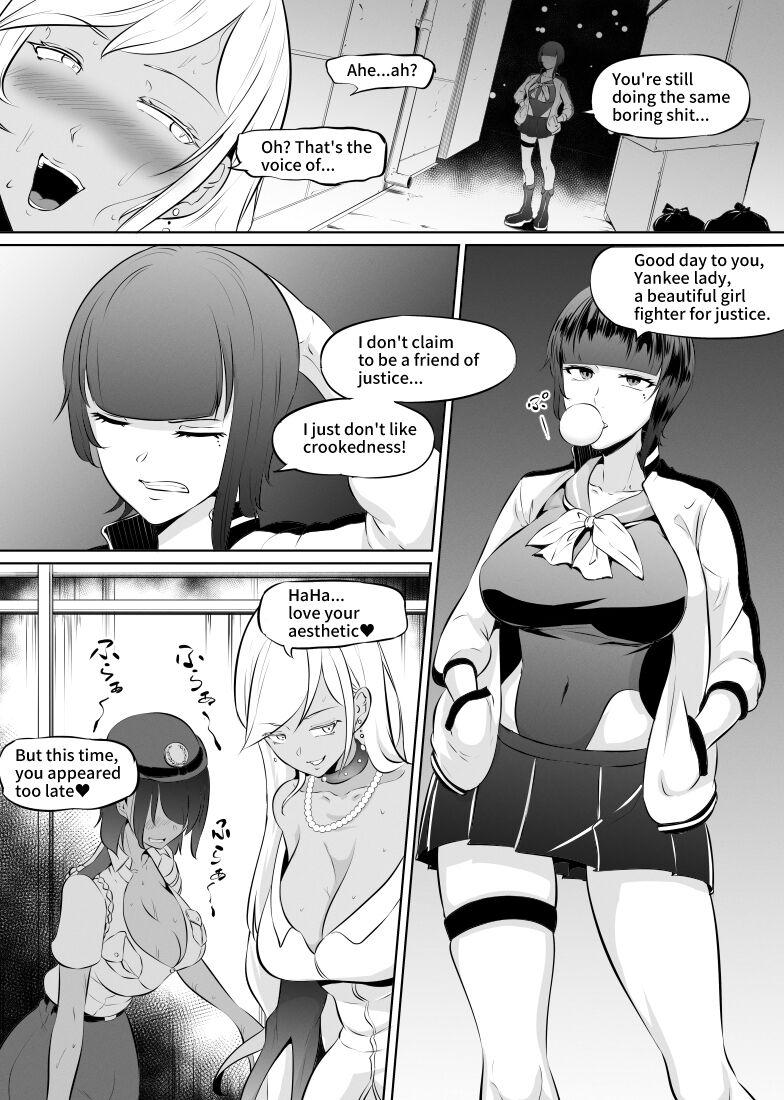Best Blowjob Akunin Semen Reijou VS Yankee Lady - Original Tits - Page 10