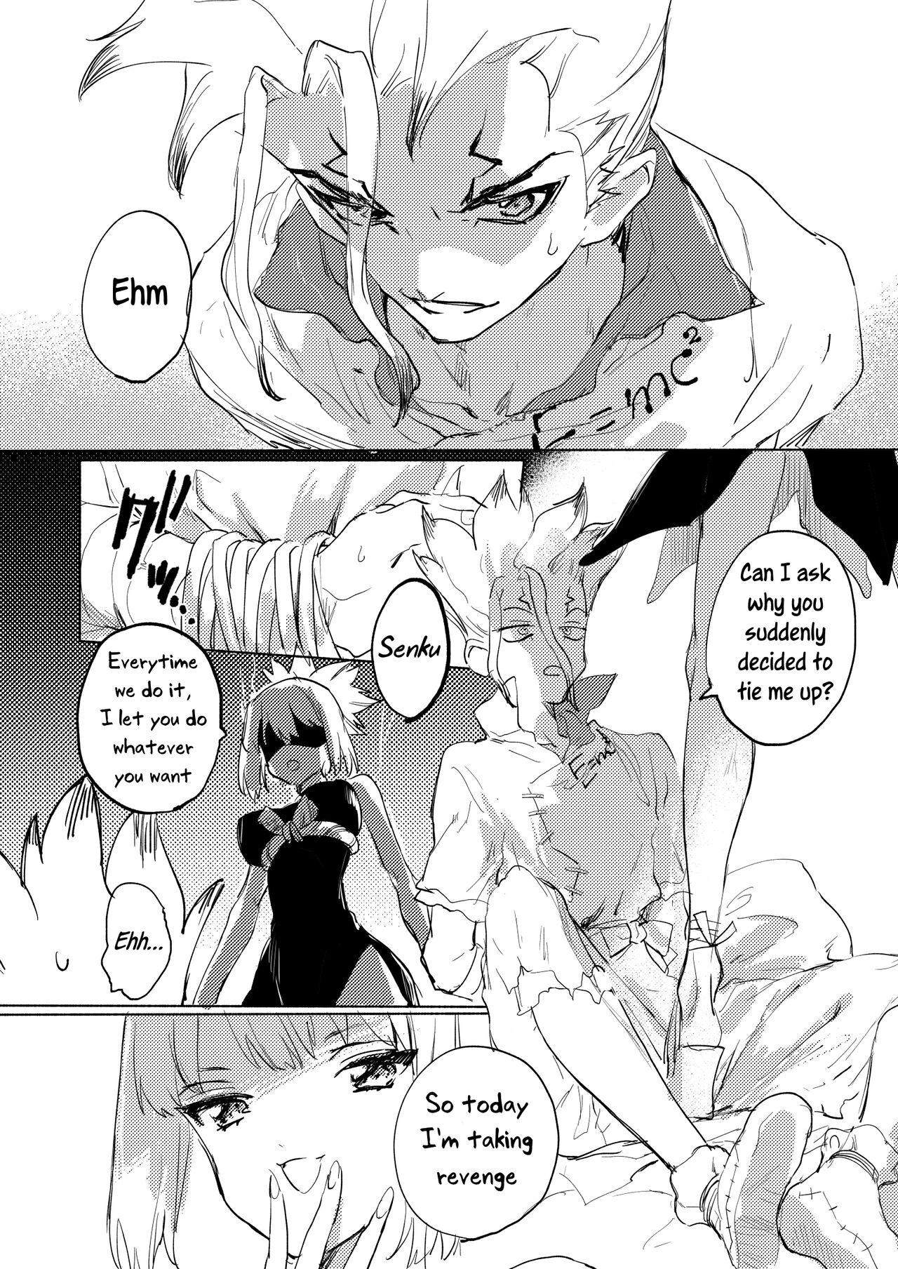 Shaking Koha ga Sen-san wo Pero suru Manga - Dr. stone Petite Porn - Page 2