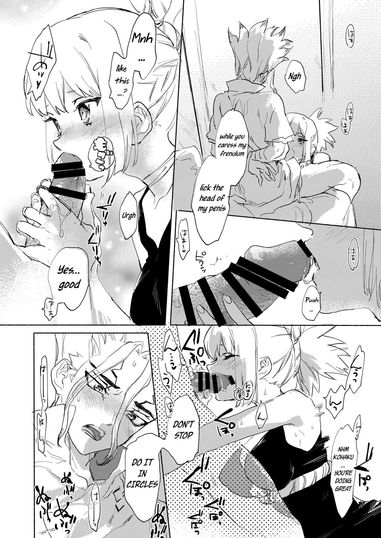 Shaking Koha ga Sen-san wo Pero suru Manga - Dr. stone Petite Porn - Page 5