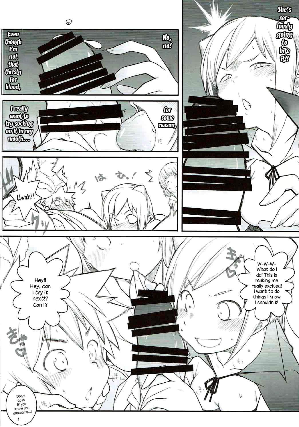 Dick Sucking Demi-chan no Seikyouiku - Demi chan wa kataritai Teamskeet - Page 6