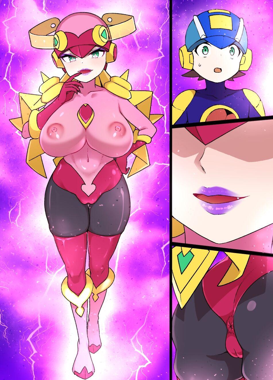 Hot Naked Girl Rockman.EXE Akuochi Roll & Sakurai Mayl Manga - Megaman battle network | rockman.exe Pain - Page 36