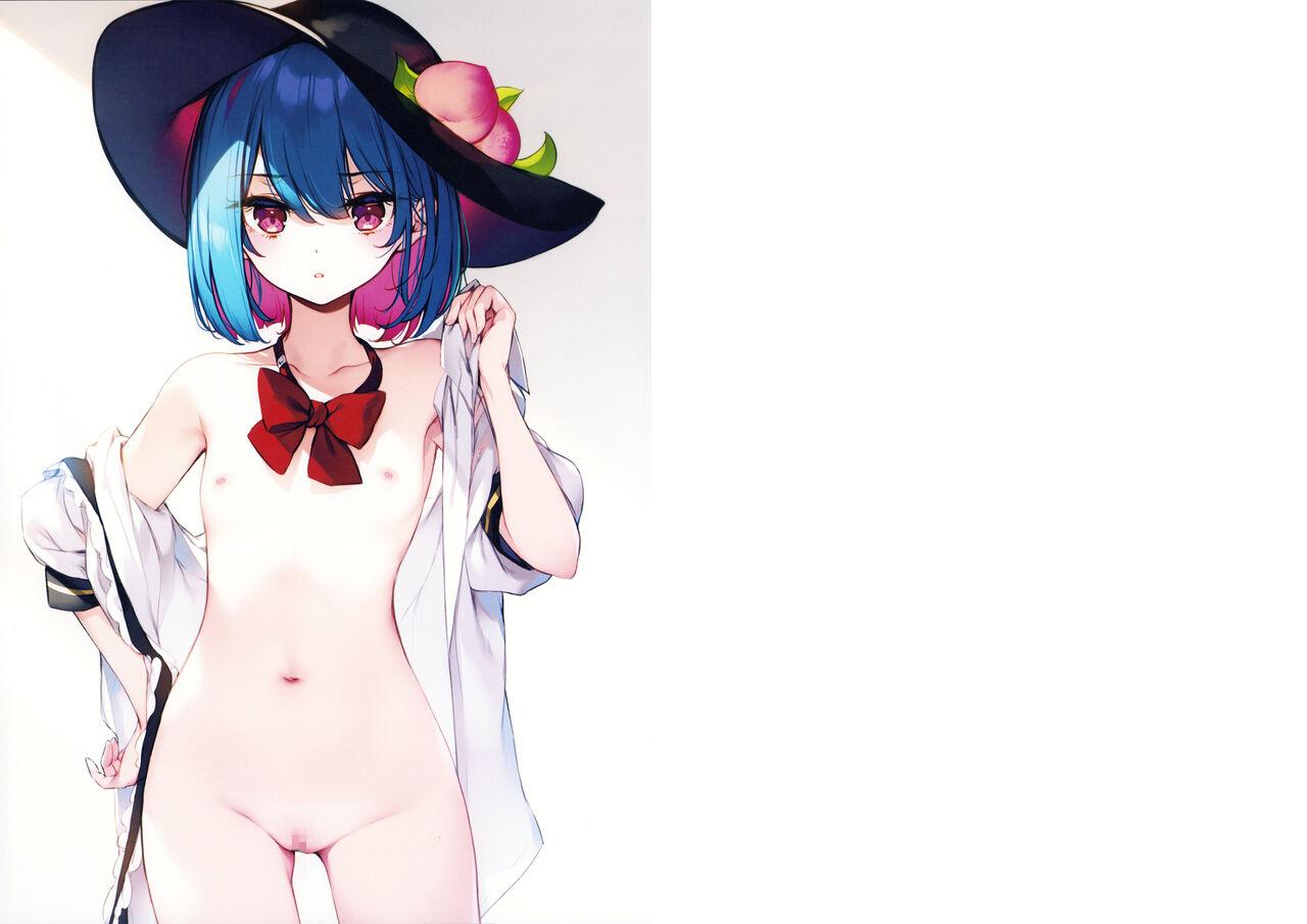 Natural Boobs FLAT-Chest - Touhou project Face Fuck - Picture 2