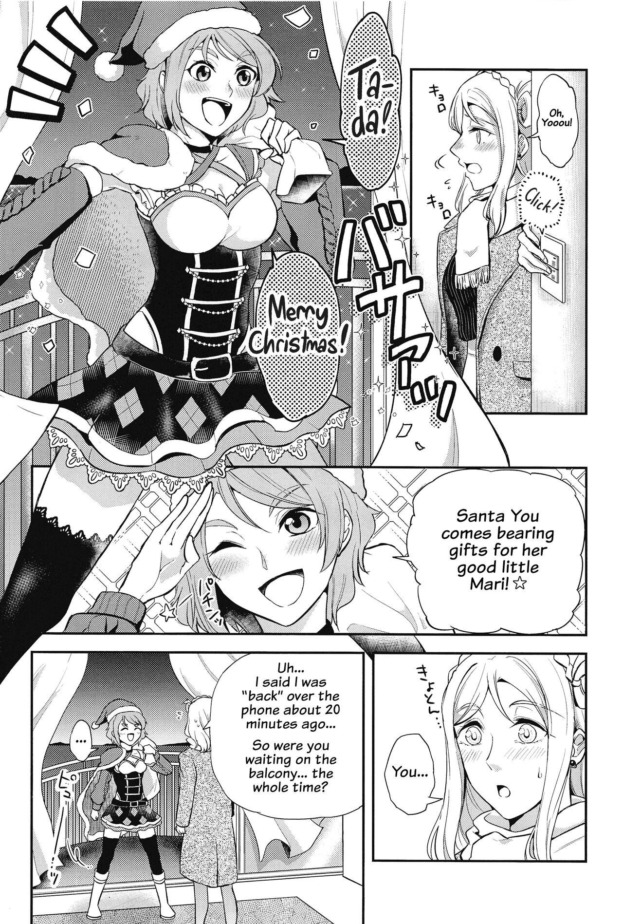 Blowjob Present for My Santa - Love live sunshine Xxx - Page 3