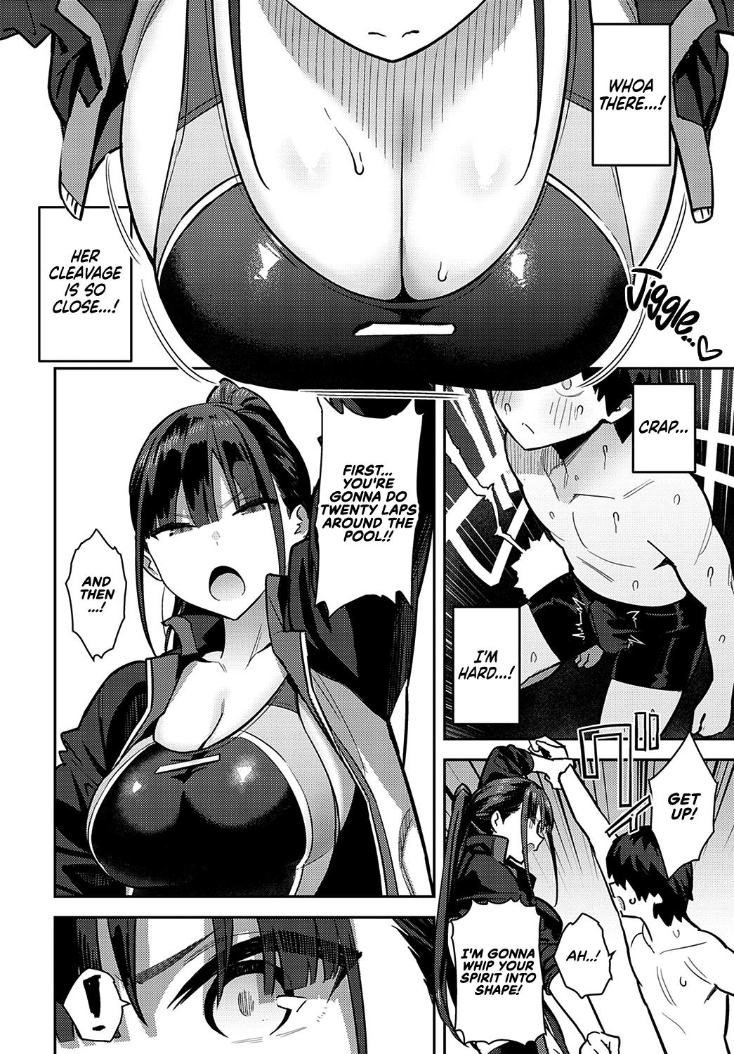 Step Brother Kyouei Senpai ni Nuite morau | Getting Jerked off by the Swimming Club Senpai Naked Sex - Page 4