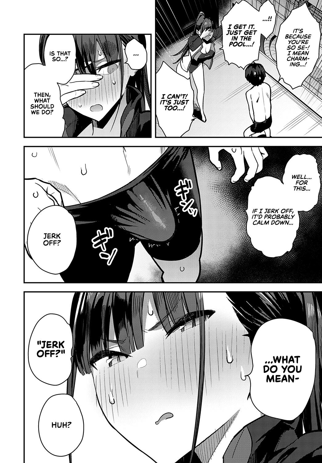 Step Brother Kyouei Senpai ni Nuite morau | Getting Jerked off by the Swimming Club Senpai Naked Sex - Page 6