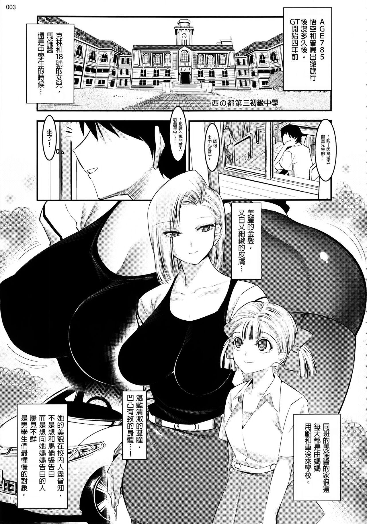 Stretching 18-gou ga Yasashiku Fudeoroshi Shite Kureru Hon - Dragon ball z Blonde - Page 2