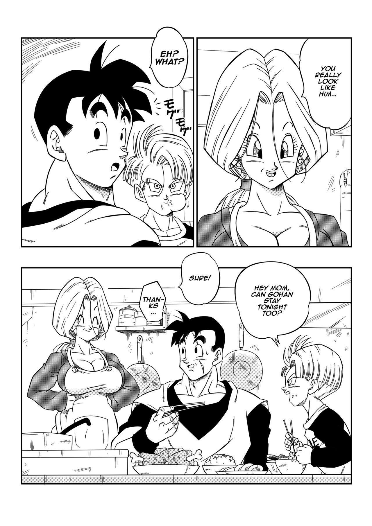 Girlfriend Lost of sex in this Future! - BULMA and GOHAN - Dragon ball z Foot Job - Picture 3