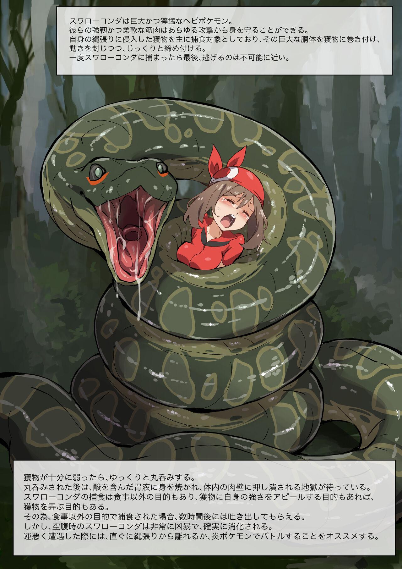[Mist Night (Co_Ma) Hell Of Swallowed One-Shot Haruka Vs Swallowconda (Pokemon) 7