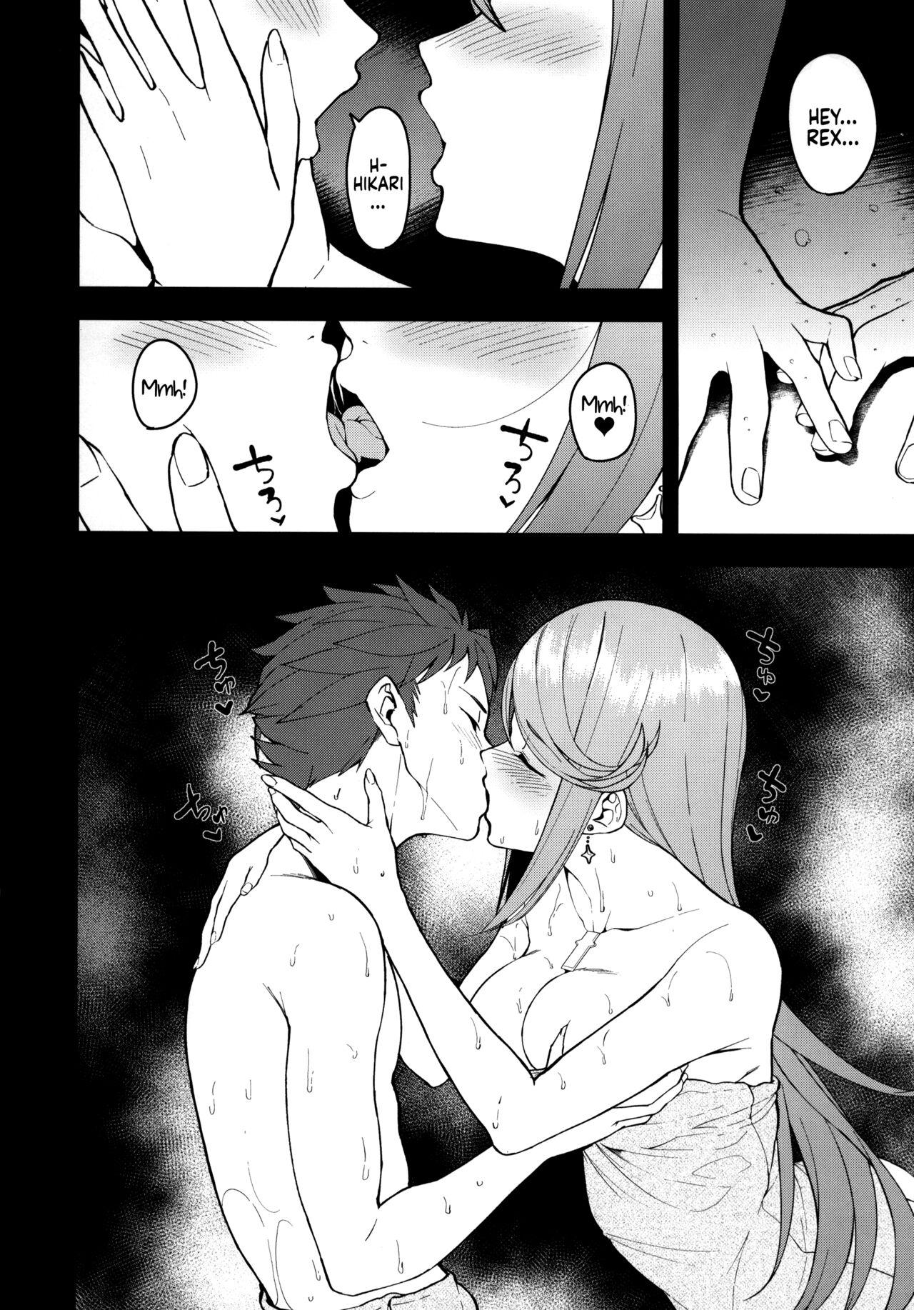 Hardcore Sex Yozora ni Kagayaku Tomoshibi | Lights Shining in the Night Sky - Xenoblade chronicles 2 Gay Baitbus - Page 11