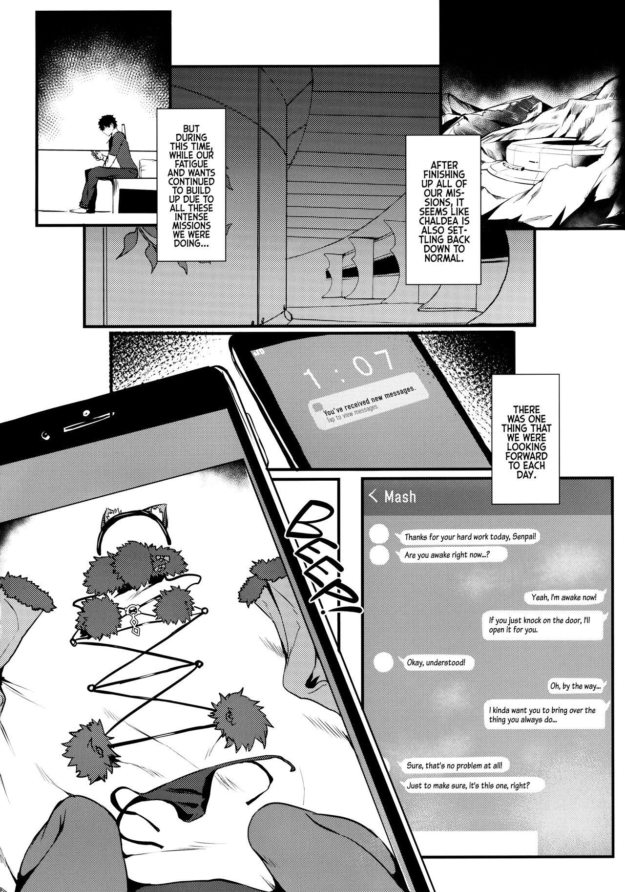 Foda Jibun ni dake Eroi Kao o Misete Kureru Kawaii Kouhai | The Naughty Side That My Adorable Kouhai Only Shows To Me - Fate grand order Cheating - Page 3
