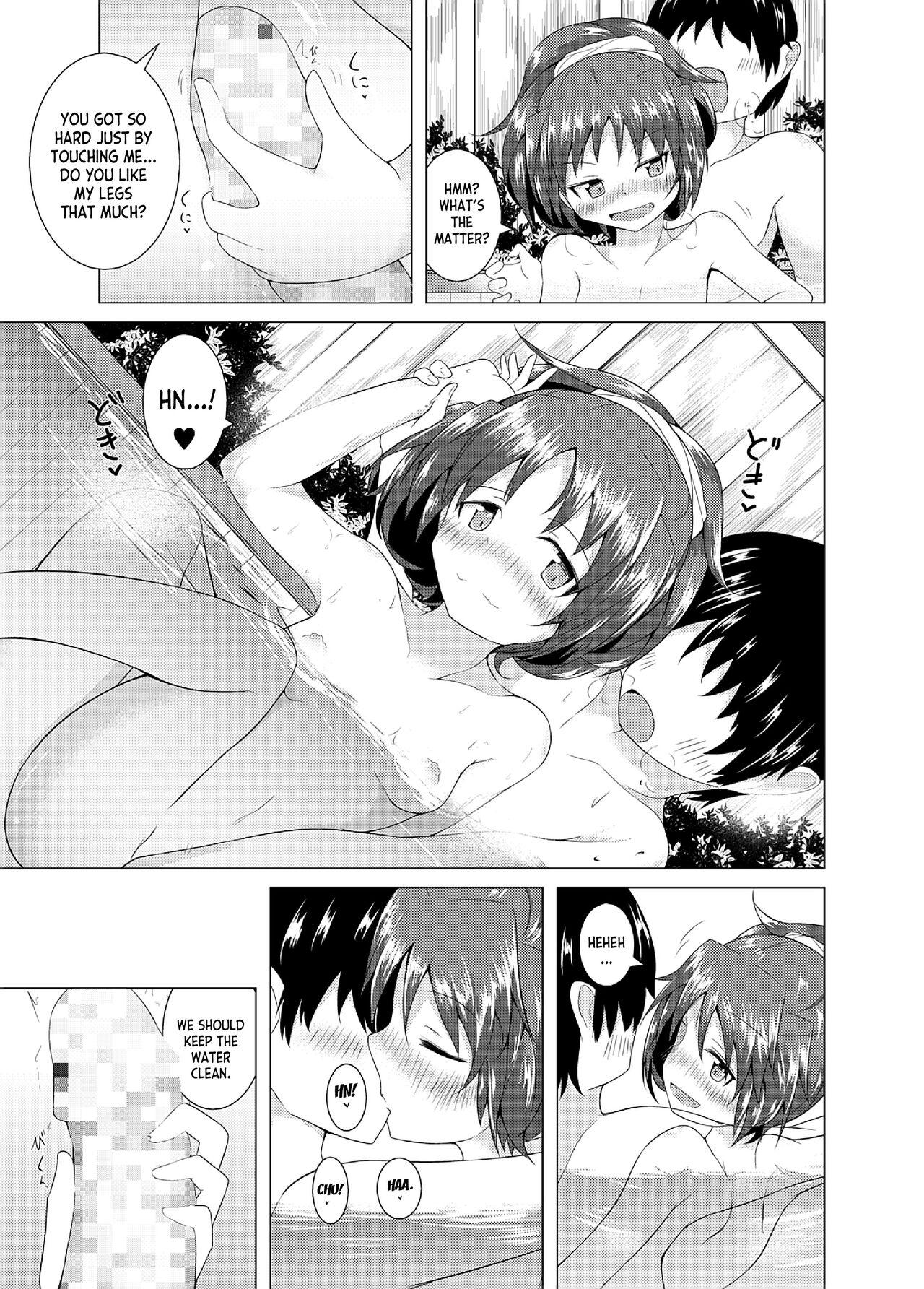Hard Fuck Kyouko-chan to Iku Ippaku Futsuka Onsen Ryokou - Puella magi madoka magica Gay Party - Page 8