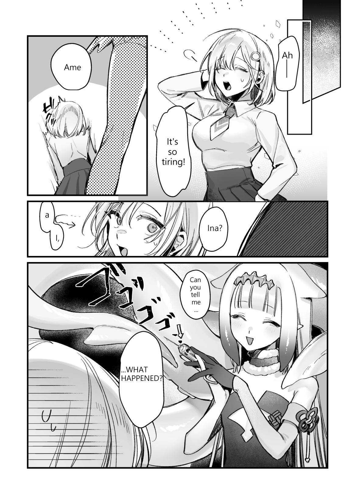 【R-18 Comic】Tentacle!! Ina's Boing Boing is out of control!! 17