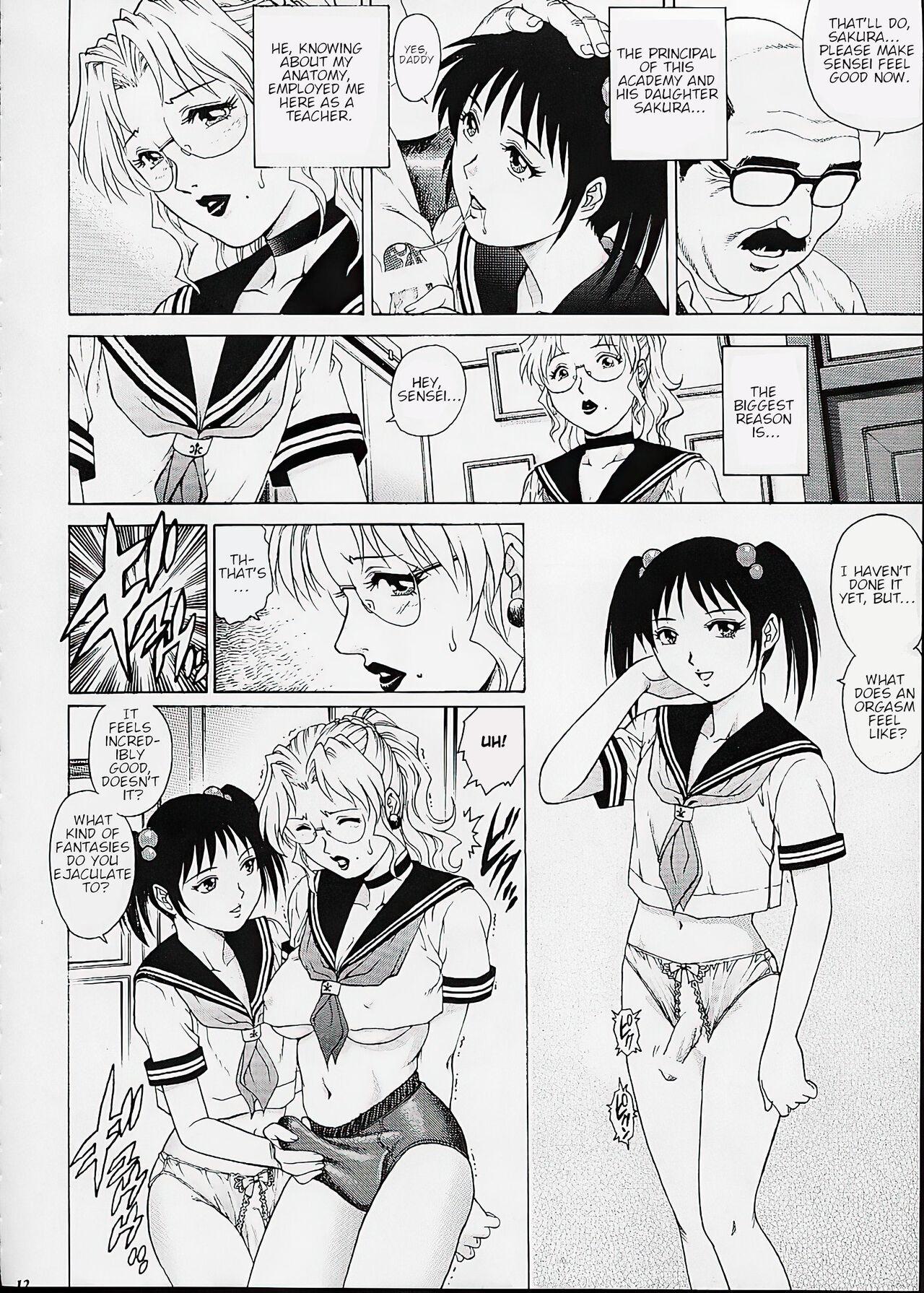Putinha Onna Kyoushi Futanari Sailor Fuku | Futanari Female Teacher in a Sailor Uniform - Original Boys - Page 8