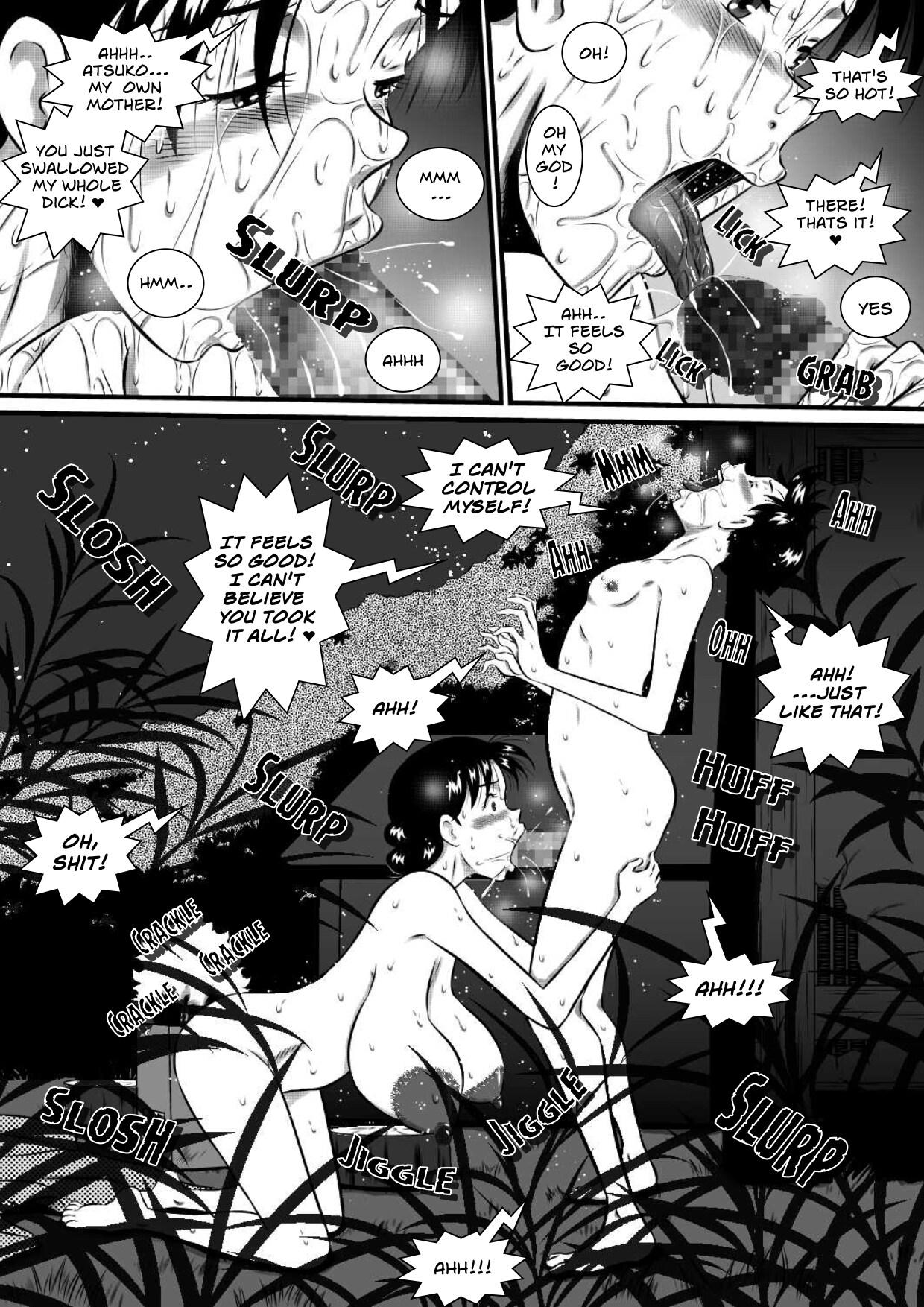 Hot Wife [Milkdou Shoukai (Milk Koubou)] Kaa-san, Kaa-san! Kaa-saaaan! Mujintou, Oyako Futari de Yagai Sex! | Mother, Mother - Mother And Son Have Sex, On An Abandon Island [English] Shaking - Page 10