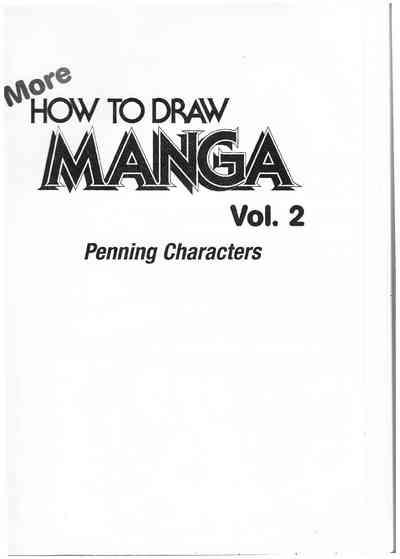 More How to Draw Manga Vol. 2 - Penning Characters 3