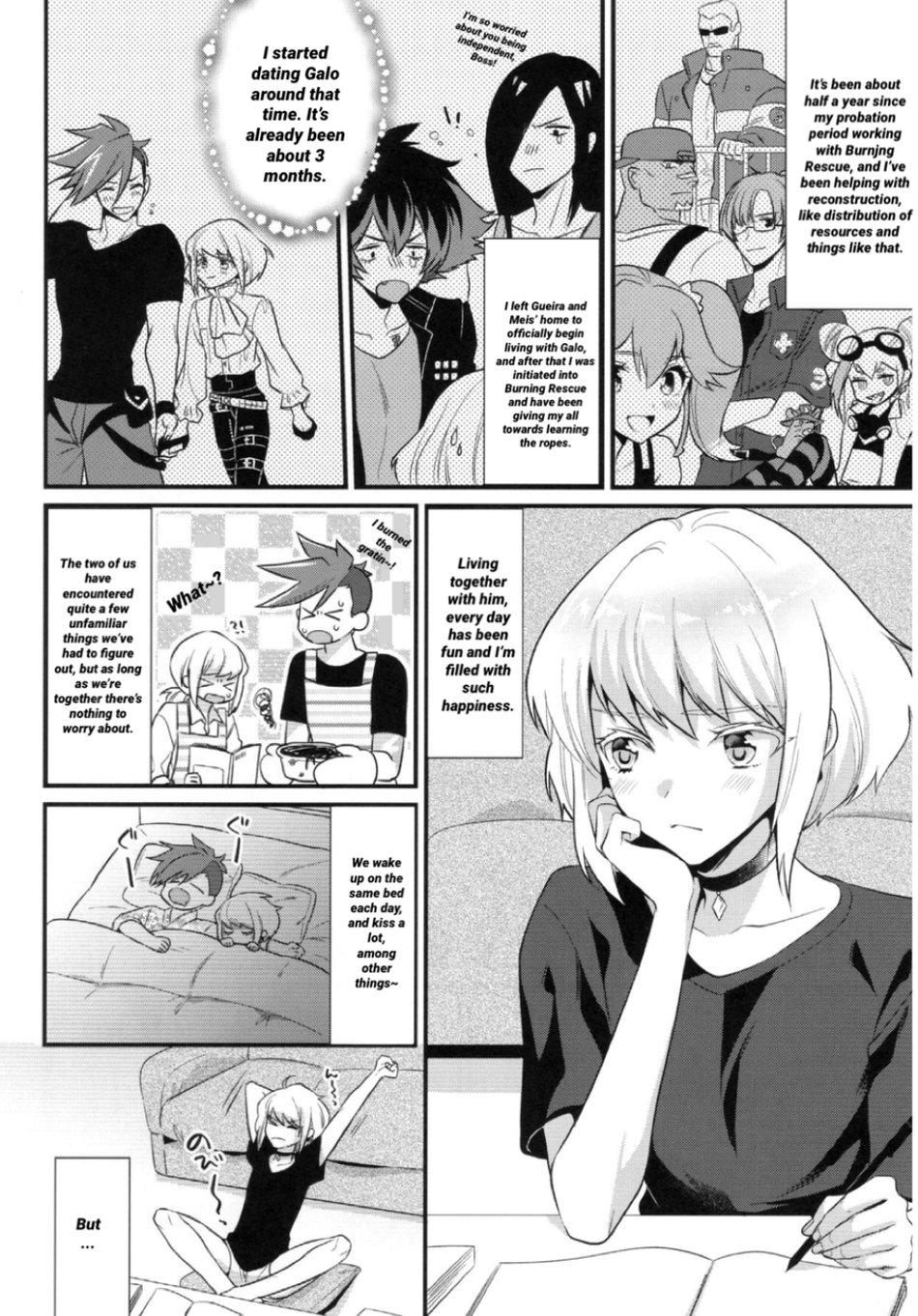 Hot Cunt Fukigen na Petit Lover | Pissed-Off Petit Lover - Promare Comendo - Page 4