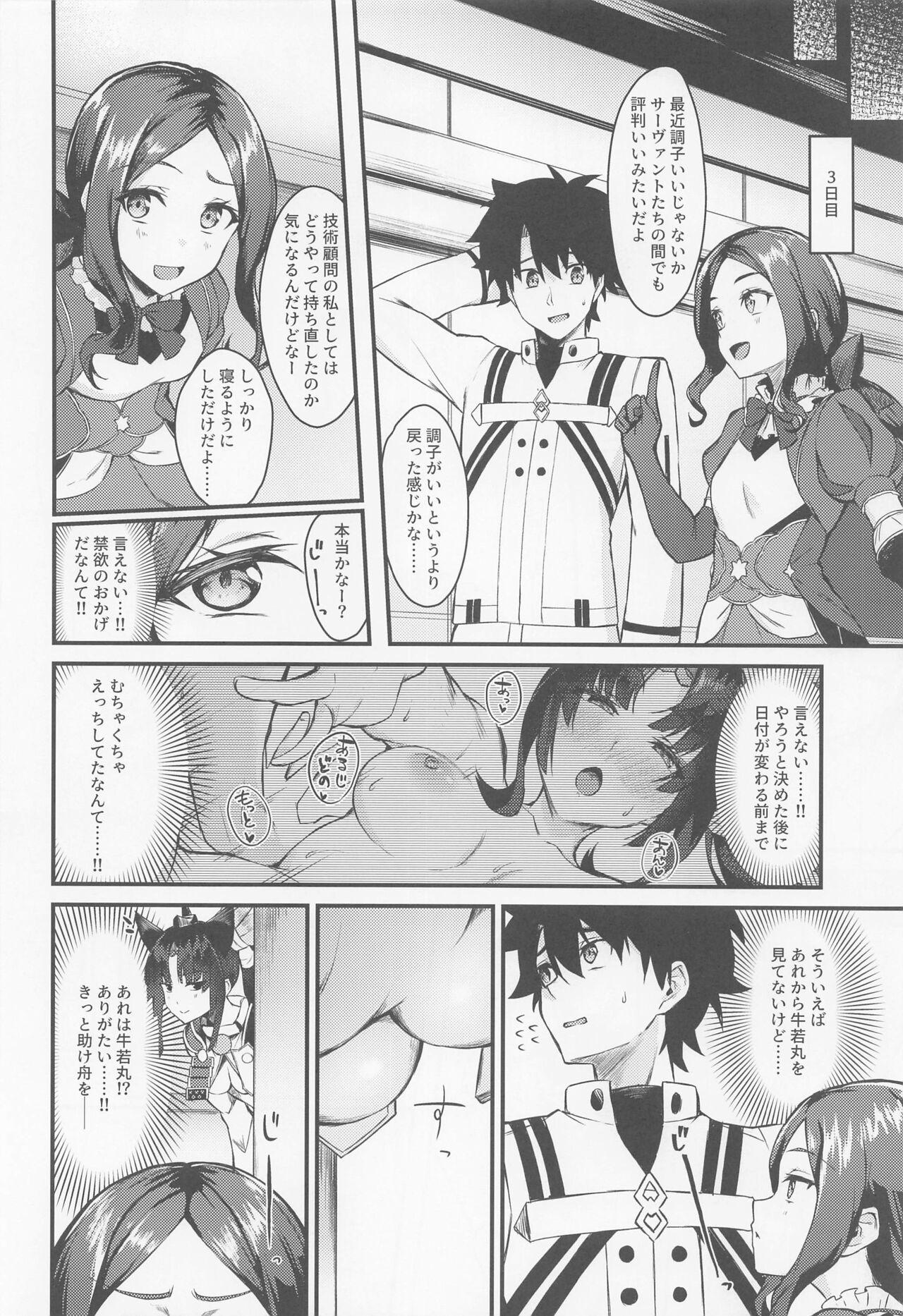 Collar Ushiwakamaru to Kinyoku Seikatsu - Fate grand order Gay Baitbus - Page 5