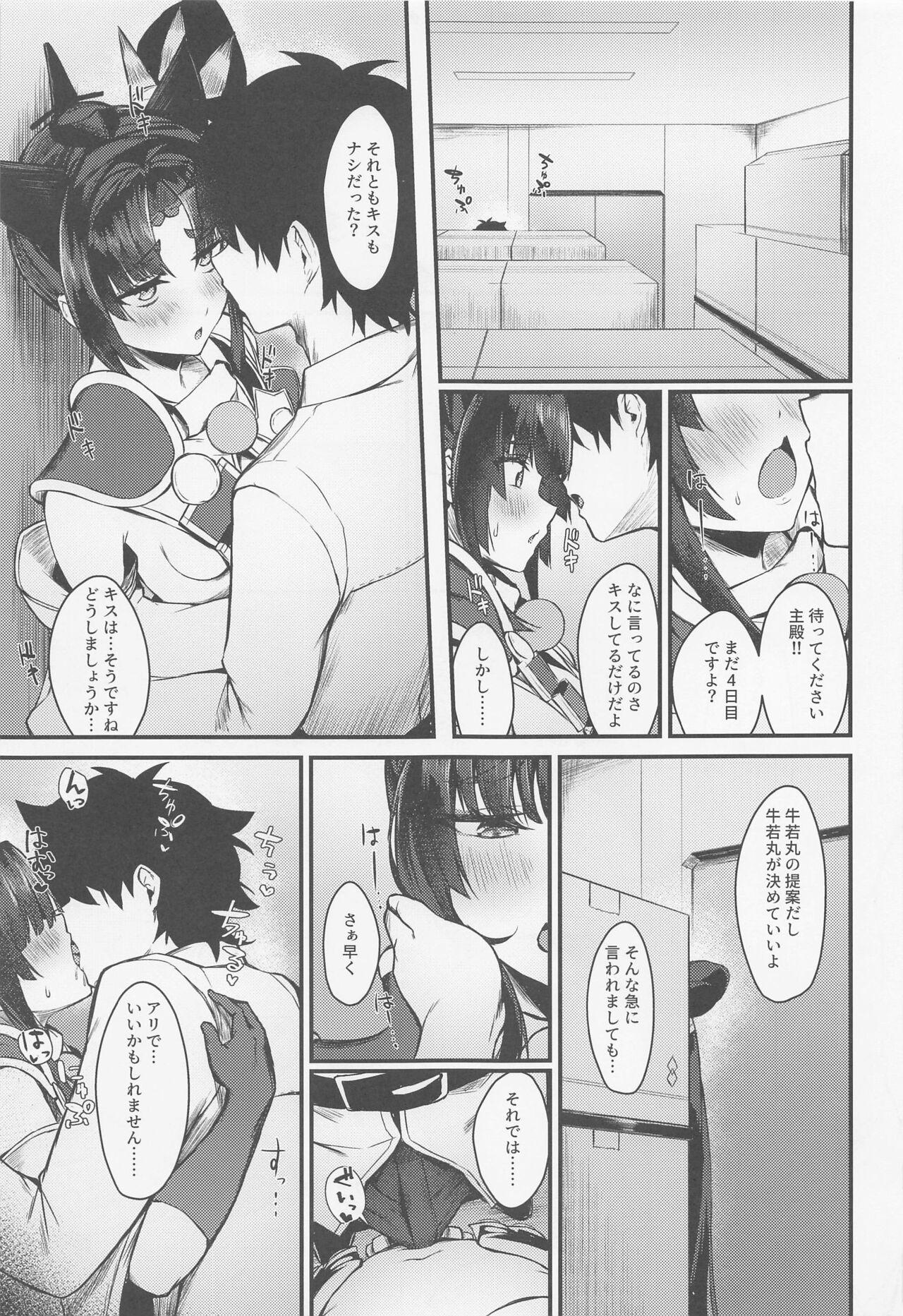 Collar Ushiwakamaru to Kinyoku Seikatsu - Fate grand order Gay Baitbus - Page 8