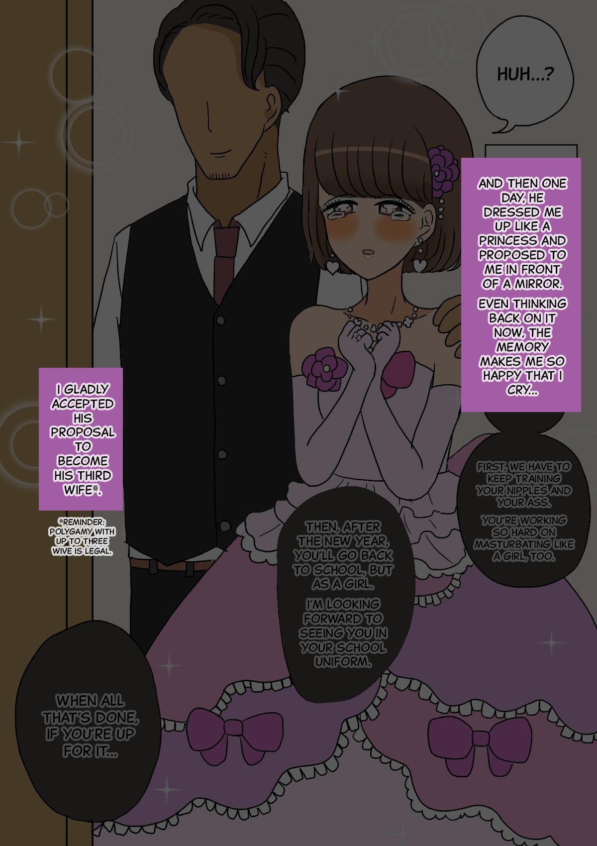 [Whiskeykonkon (Kitsune Beer)] Furyou Shounen ga Mesuochi Shite Kawaii o Yome-san ni naru made ~Hanayome Hen~ | A delinquent boy becomes a cute girl, and then a bride - Bridal edition [English] 4