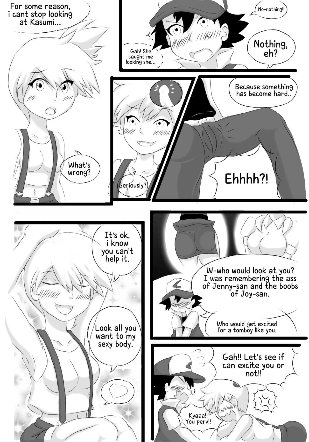 Suckingcock Kasumi and Satoshi - Pokemon | pocket monsters Nalgas - Page 3