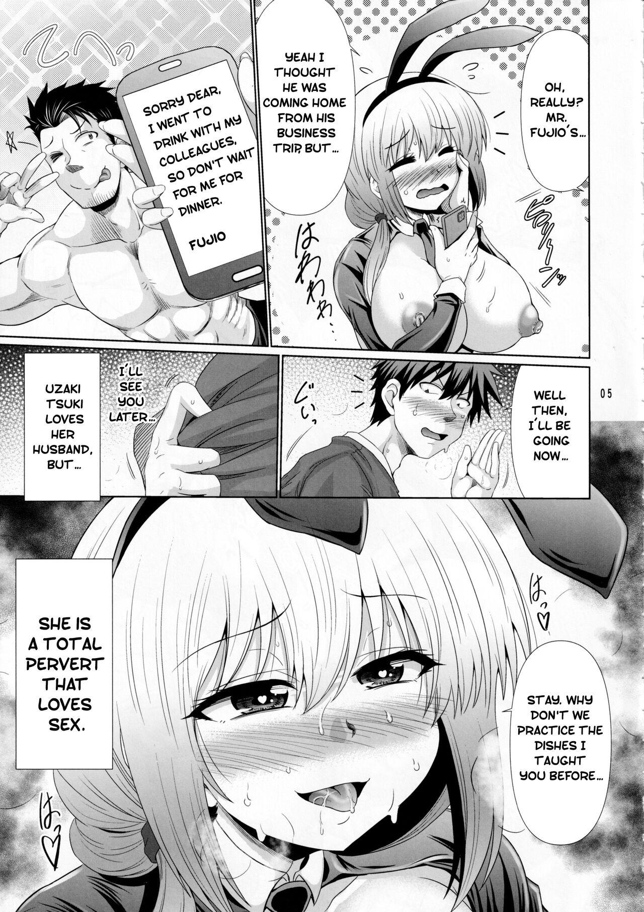 Gay Massage (C101) [Macchadokoro (Warashibe)] Uzaki-chan Haha wa Dosukebe Shitai! / Uzaki-chan's mother wants to be horny! (Uzaki-chan wa Asobitai!) [English] [Duckguy64] - Uzaki-chan wa asobitai Bathroom - Page 4