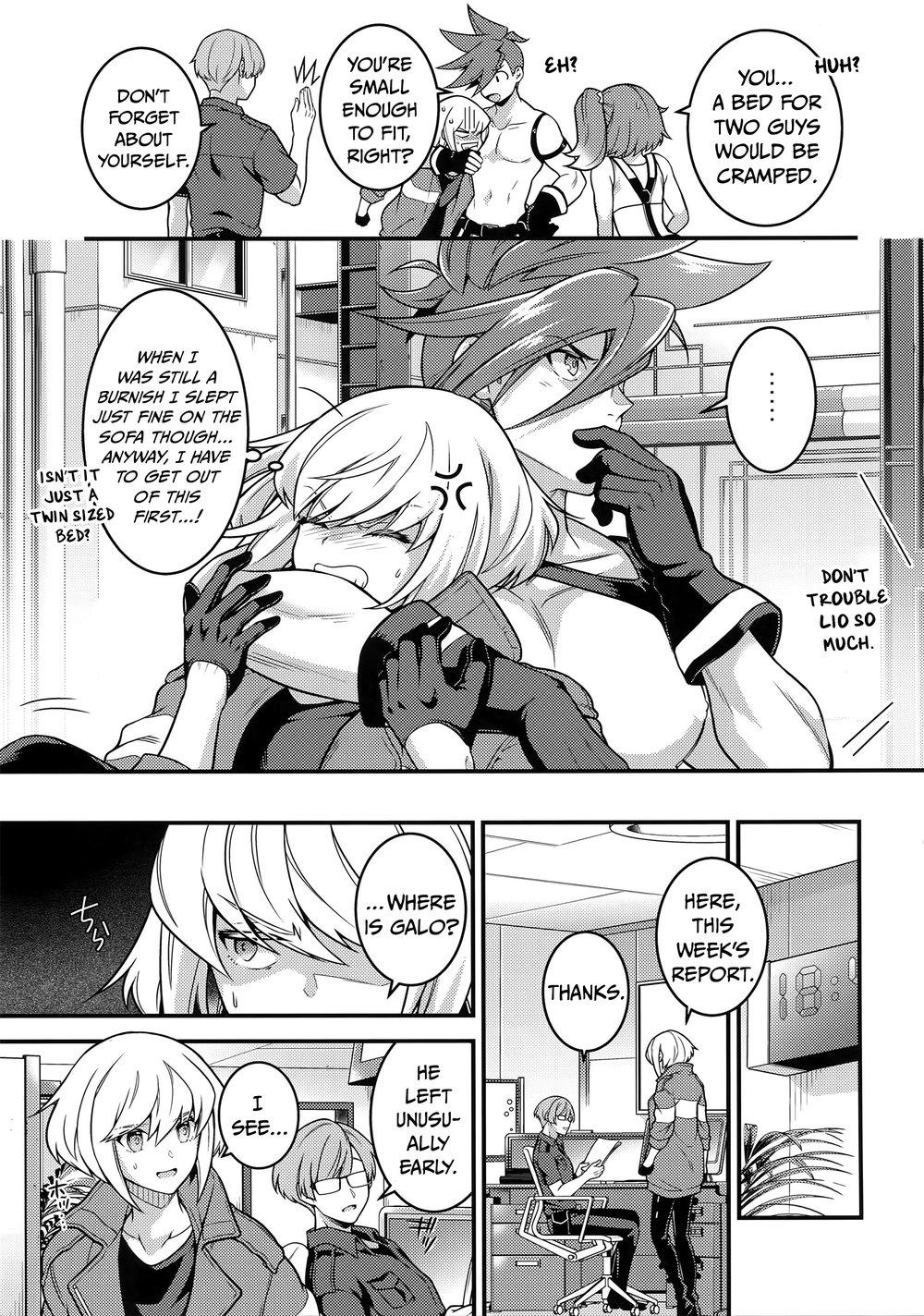 Spying Baka to Kemuri - Promare Stroking - Page 8