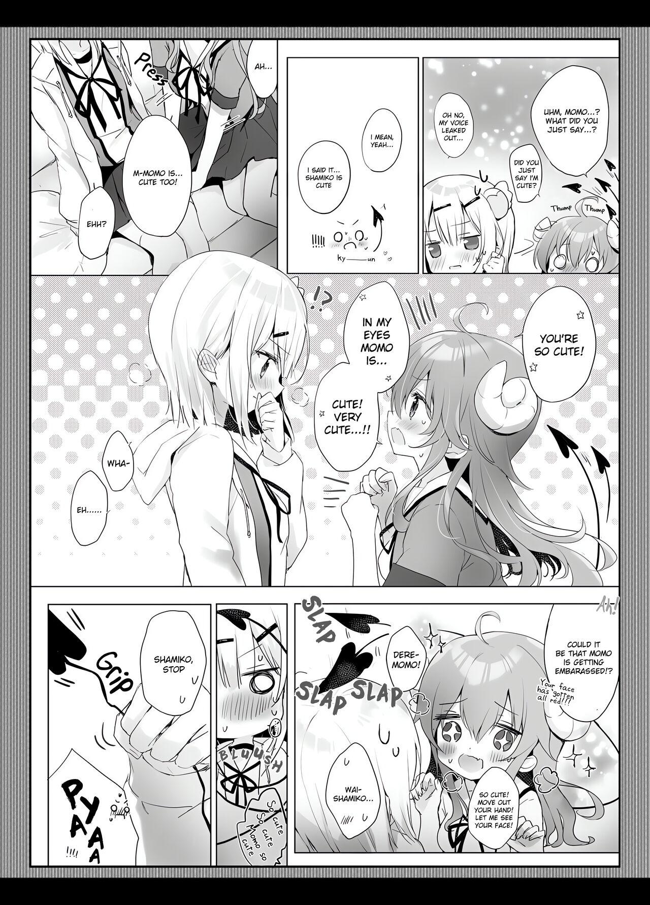 Gay Cumshot Shamiko wa Yuuwaku Mazoku nano kana? - Machikado mazoku | the demon girl next door Softcore - Page 6