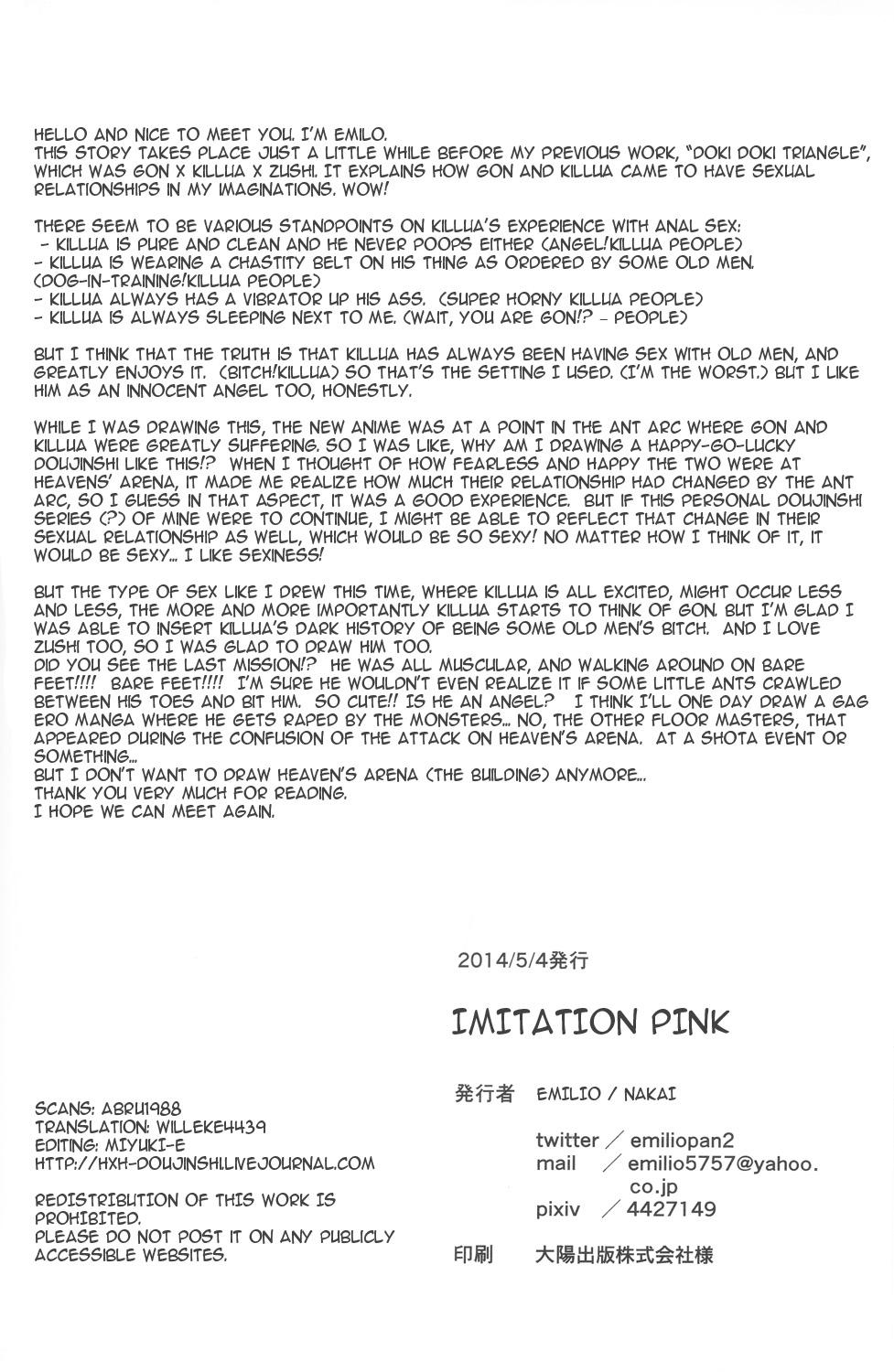 Gay Boyporn Imitation Pink - Hunter x hunter Shorts - Page 28